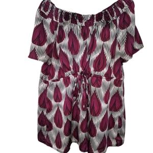 Worthington woman 1x baby doll top